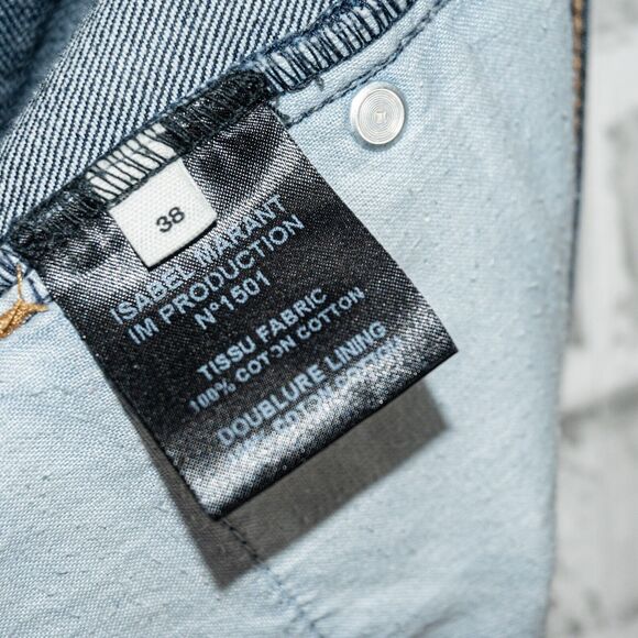 ISABEL MARANT Etoile Women's Denim Jeans Cotton Size 38 fits 32w - Picture 8 of 8